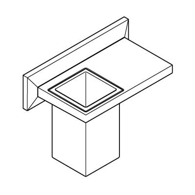 Grohe Allure Brilliant Raf Ve Fırçalık - 40906000 - GROHE (2)