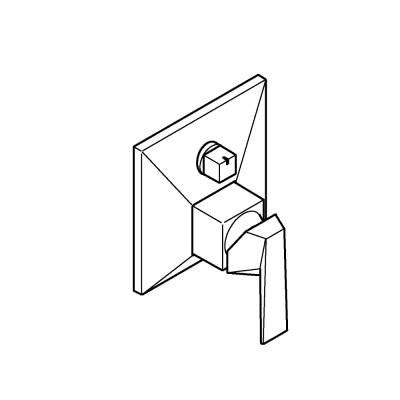 Grohe Allure Brilliant Tek Kumandalı 3 Yönlü Banyo Bataryası - 24340AL0 - GROHE (2)