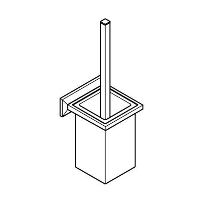 Grohe Allure Brilliant Tuvalet Fırçası Seti - 40900000 - GROHE (2)