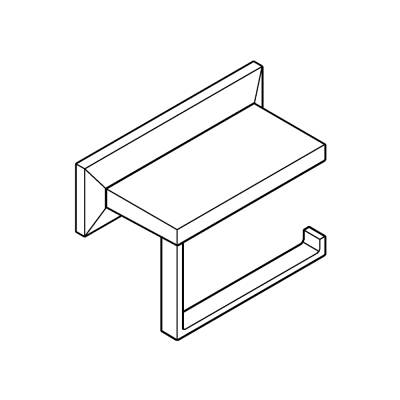 Grohe Allure Brilliant Tuvalet Kağıtlığı - 40898000 - GROHE (1)