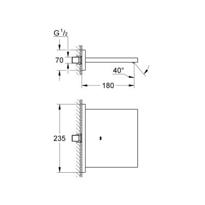 Grohe Allure Şelale Çıkış Ucu - 13317000 - GROHE (1)