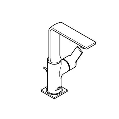 Grohe Allure Tek Kumandalı Lavabo Bataryası 1/2' L - Boyut - 32146DL1 - GROHE (2)