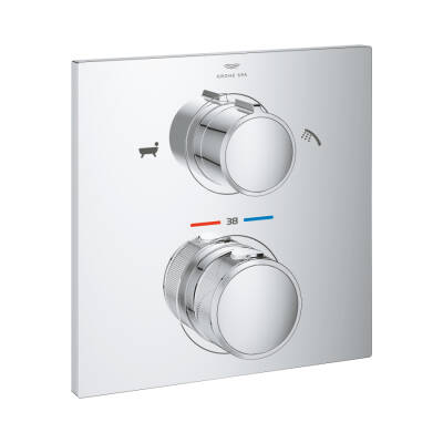 Grohe Allure Thermostat For Concealed İnstallation With 2 - Way Diverter Hand Shower/Bath Filler - 19446002 - GROHE