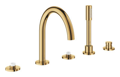 Grohe Atrio Private Collection 5 Delikli Küvet Bataryası - 25224GL0 - GROHE