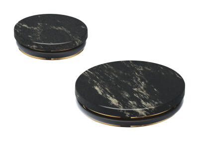 Grohe Atrio Private Collection Inlays Made From Vanilla Noir Caesarstone Material - 48467000 - GROHE