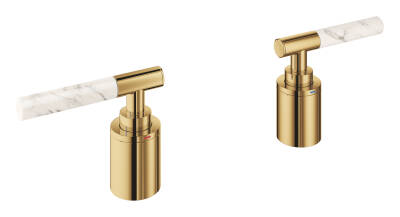 Grohe Atrio Private Collection Sticks Made From White Attica Caesarstone Material - 48464GL0 - GROHE