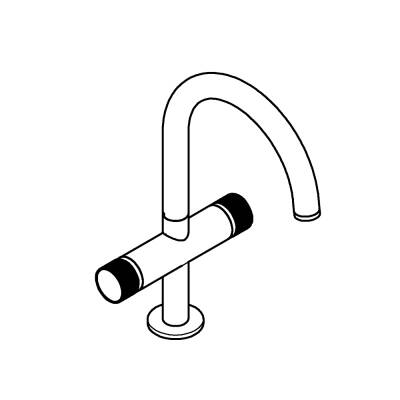 Grohe Atrio Private Collection Tek Delikli Lavabo Bataryası 1/2' L-Boyut - 21138000 - GROHE (1)