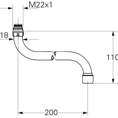 Grohe Döner Boru Çıkış Ucu - 13051000 - GROHE (1)