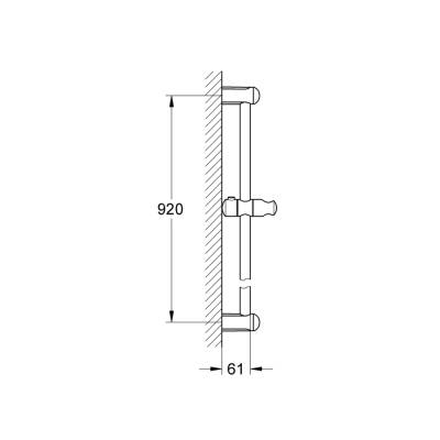 Grohe Duş Sürgüsü, 900 Mm - 27524000 - GROHE (1)