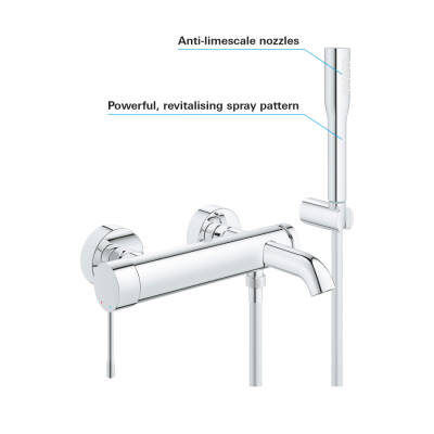 Grohe Essence Tek Kumandalı Banyo Bataryası - 33628001 - GROHE (2)