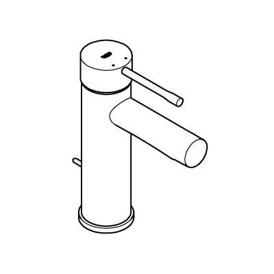 Grohe Essence Tek Kumandalı Lavabo Bataryası S-Boyut - 24175001 - GROHE (2)