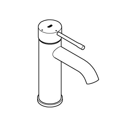 Grohe Essence Tek Kumandalı Lavabo Bataryası S-Boyut - 24179001 - GROHE (2)