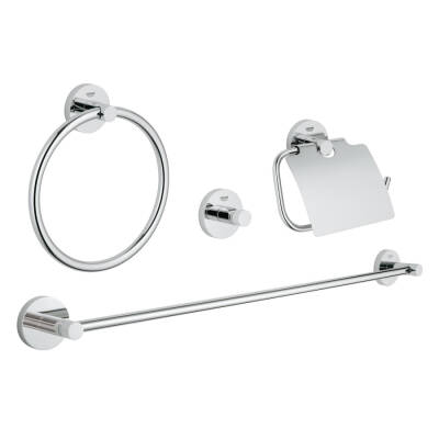 Grohe Essentials 4'Ü Bir Arada Banyo Aksesuar Seti - 40776001 - GROHE