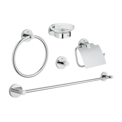 Grohe Essentials 5'İ Bir Arada Banyo Aksesuar Seti - 40344001 - GROHE