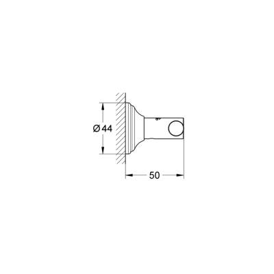 Grohe Essentials Authentic Havlu/Bornoz Askılığı - 40656En1 - GROHE (1)