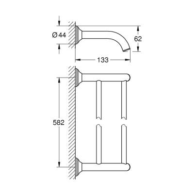 Grohe Essentials Authentic İkili Havluluk - 40654En1 - GROHE (1)