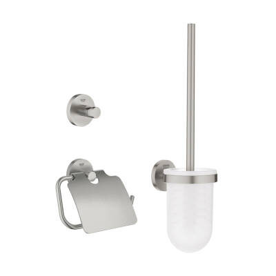 Grohe Essentials City 3'Ü 1 Arada Tuvalet Aksesuar Seti - 40407Dc1 - GROHE