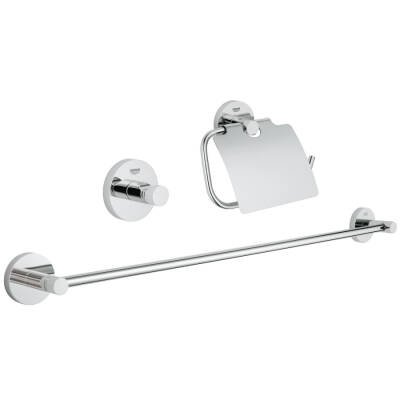 Grohe Essentials Guest 3'Ü 1 Arada Banyo Aksesuar Seti - 40775001 - GROHE