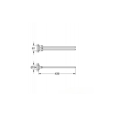 Grohe Essentials Havluluk (1024672430) - GROHE (2)