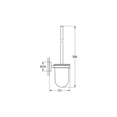 Grohe Essentials Tuvalet Fırçası Seti (1024682430) - GROHE (2)