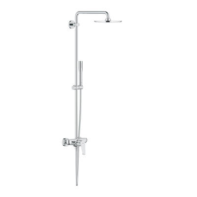 Grohe Euphoria Eurodisc Cosmopolitan System 210 Duvara Monte Tek Kumandalı Bataryalı Duş Sistemi - 23058003 - GROHE
