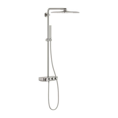 Grohe Euphoria Smartcontrol System 310 Cube Duo Duvara Monte Termostatik Bataryalı Duş Sistemi - 26508Dc0 - GROHE