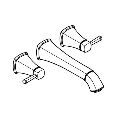 Grohe Grandera 3 Delikli Lavabo Bataryası L-Boyut - 20623000 - GROHE (2)