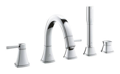 Grohe Grandera 5 Delikli Küvet Bataryası - 29415000 - GROHE