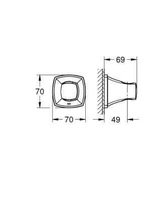 Grohe Grandera El Duşu Askısı - 26896IG0 - GROHE (2)