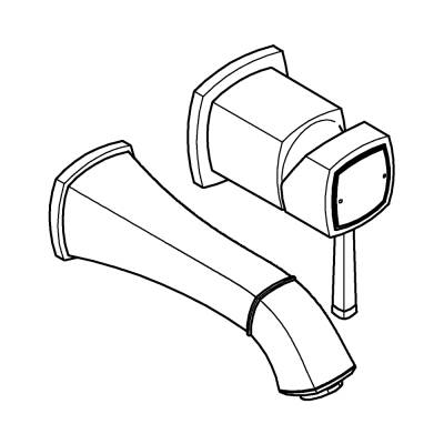 Grohe Grandera İki Delikli Lavabo Bataryası M-Boyut - 29416IG0 - GROHE (2)