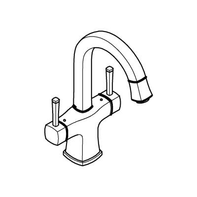 Grohe Grandera Tek Delikli Lavabo Bataryası 1/2' L-Boyut - 20666IG0 - GROHE (2)