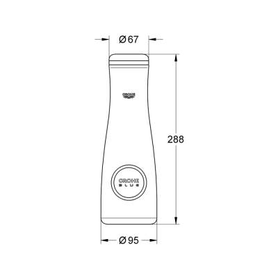 Grohe Grohe Blue Cam Karaf - 40405000 - GROHE (1)