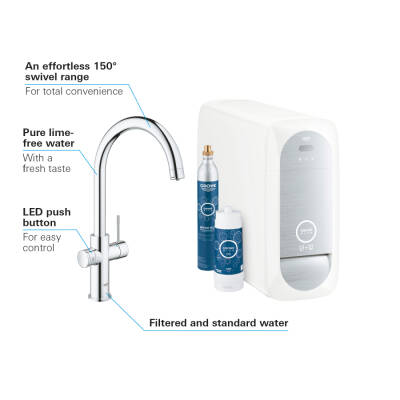 Grohe Grohe Blue Home C-Çıkış Uçlu Başlangıç Kiti - 31455000 - GROHE (2)