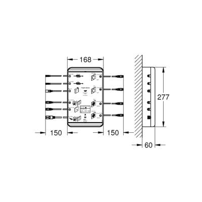 Grohe Grohe F-Digital Deluxe Ana Dağıtım Kutusu 2.0 Bluetooth (Bcu V2.0) - 36397000 - GROHE (1)