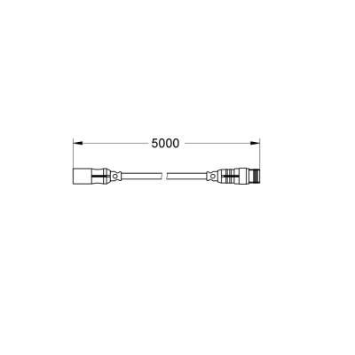 Grohe Grohe F-Digital Deluxe Işık Seti İçin Uzatma Kablosu, 5 M - 47867000 - GROHE (1)