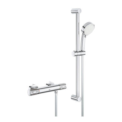 Grohe Grohtherm 1000 Performance Termostatik Duş Bataryası / Duş Seti Dahil - 34783000 - GROHE