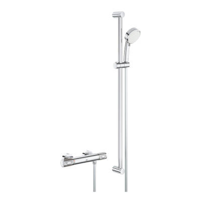 Grohe Grohtherm 1000 Performance Termostatik Duş Bataryası / Duş Seti Dahil - 34784000 - GROHE