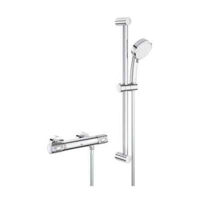Grohe Grohtherm 1000 Performance Termostatik Duş Bataryası / Duş Seti Dahil - 34834000 - GROHE