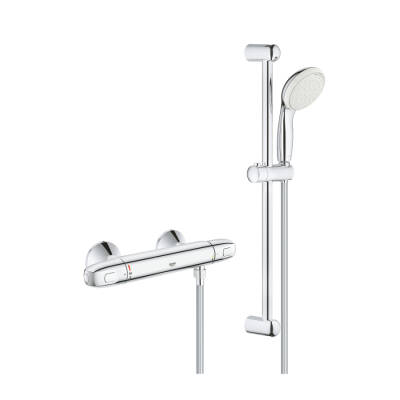 Grohe Grohtherm 1000 Termostatik Duş Bataryası / Duş Seti Dahil - 34820004 - GROHE