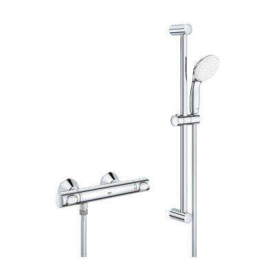 Grohe Grohtherm 500 Termostatik Duş Bataryası / Duş Seti Dahil - 34796000 - GROHE