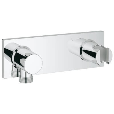 Grohe Grohtherm F Duvar Üstü Duş Askısı Ve Duş Çıkış Dirseği Seti - 27621000 - GROHE