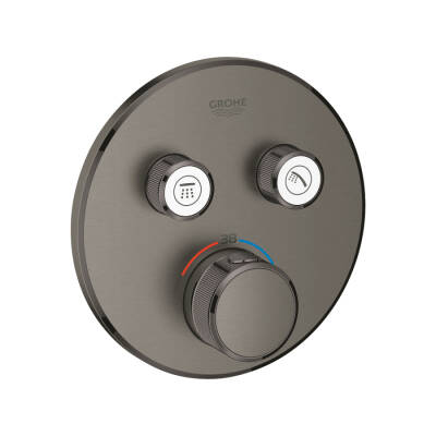 Grohe Grohtherm Smartcontrol Çift Valfli Akış Kontrollü, Ankastre Termostatik Duş Bataryası - 29119Al0 - GROHE