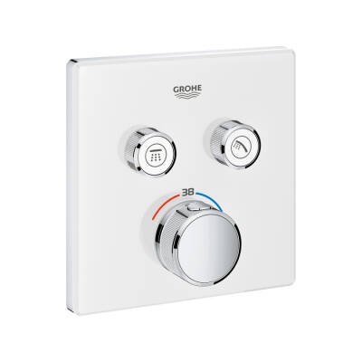 Grohe Grohtherm Smartcontrol Çift Valfli Akış Kontrollü, Ankastre Termostatik Duş Bataryası - 29156Ls0 - GROHE