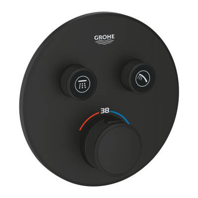 Grohe Grohtherm Smartcontrol Çift Valfli Akış Kontrollü, Ankastre Termostatik Duş Bataryası (29507Kf0) - GROHE