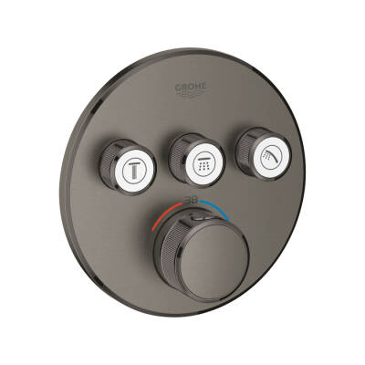 Grohe Grohtherm Smartcontrol Üç Valfli Akış Kontrollü, Ankastre Termostatik Duş Bataryası - 29121Al0 - GROHE