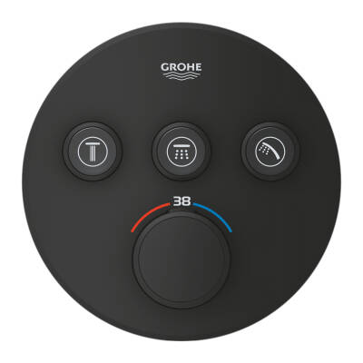 Grohe Grohtherm Smartcontrol Üç Valfli Akış Kontrollü, Ankastre Termostatik Duş Bataryası (29508Kf0) - GROHE (2)