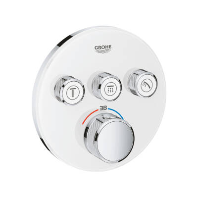 Grohe Grohtherm Smartcontrol Üç Valfli Akış Kontrollü, Ankastre Termostatik Duş Bataryası - 29904Ls0 - GROHE