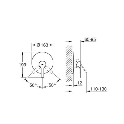 Grohe Lineare Ankastre Duş Bataryası - 19296Dc1 - GROHE (1)