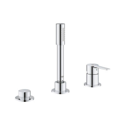 Grohe Lineare Üç Delikli Tek Kumandalı Banyo Kombinasyonu - 19965001 - GROHE