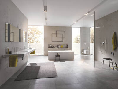 Grohe Lineare Yerden Küvet Bataryası - 23792Dc1 - GROHE (1)